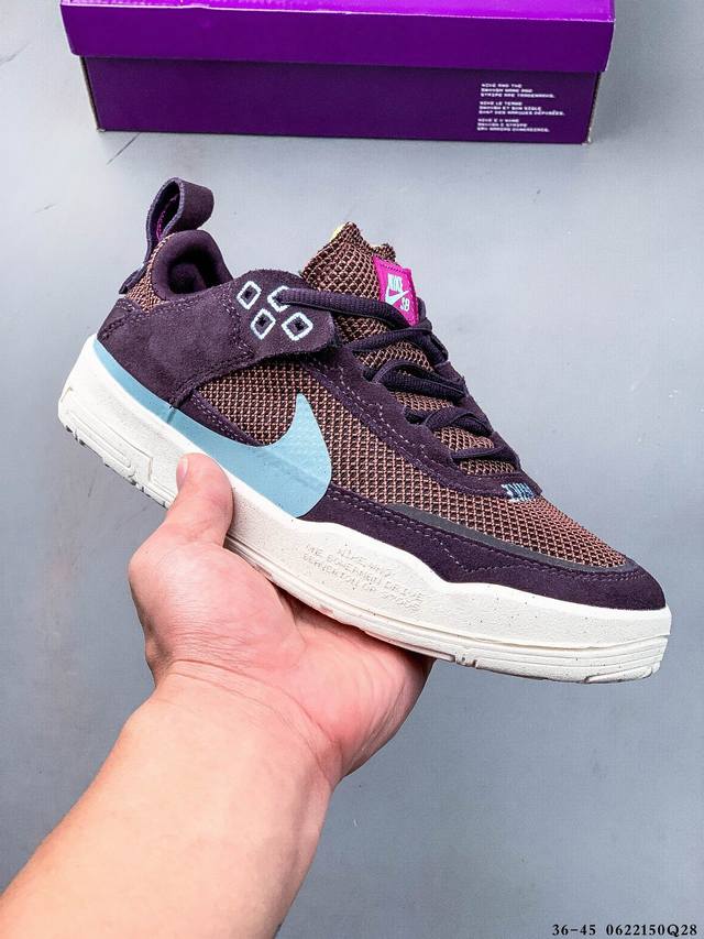 新品实拍 真标半码制Nike 耐克Sb Day One 耐克低帮休闲板鞋 Fn4 -001 #鞋款搭载Air Zoom缓震气垫，采用包边结构工艺轻盈柔韧，缔造非