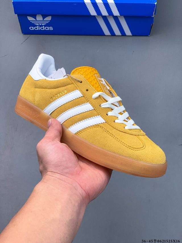 真标半码！阿迪达斯Adidas Gazelle 低帮复古百搭休闲运动板鞋 0621525X16
