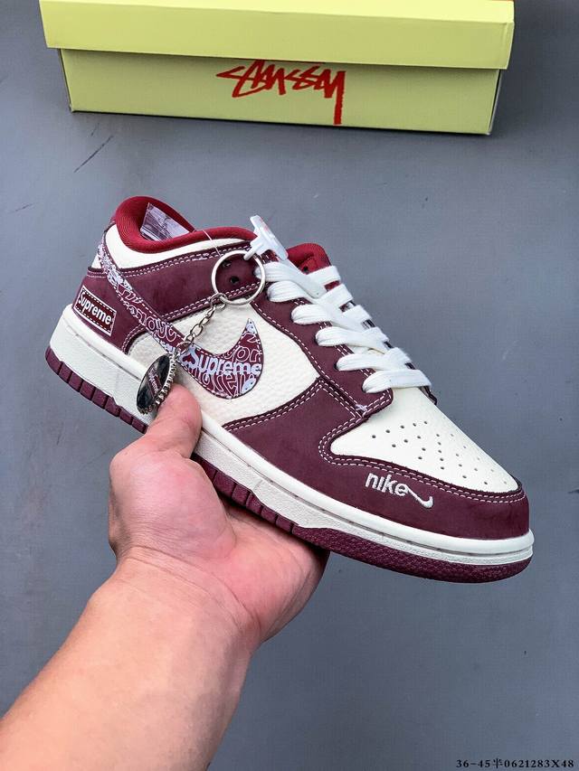 集图 Nike Dunk Sb Low耐克 低帮滑板鞋 纯原生产线！头层带芯片！打造市面Dunk Sb系列标杆！ 全套原厂纸板，原楦头，唯一越南进口贝利皮！一切