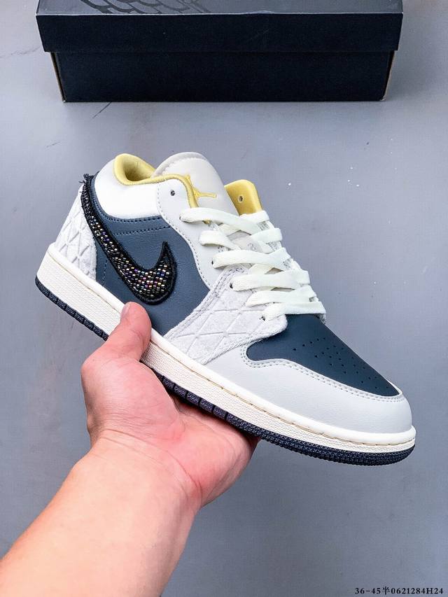 头层真标！耐克Nike Air Jordan Low 1 乔1低帮经典休闲鞋 0621284H24