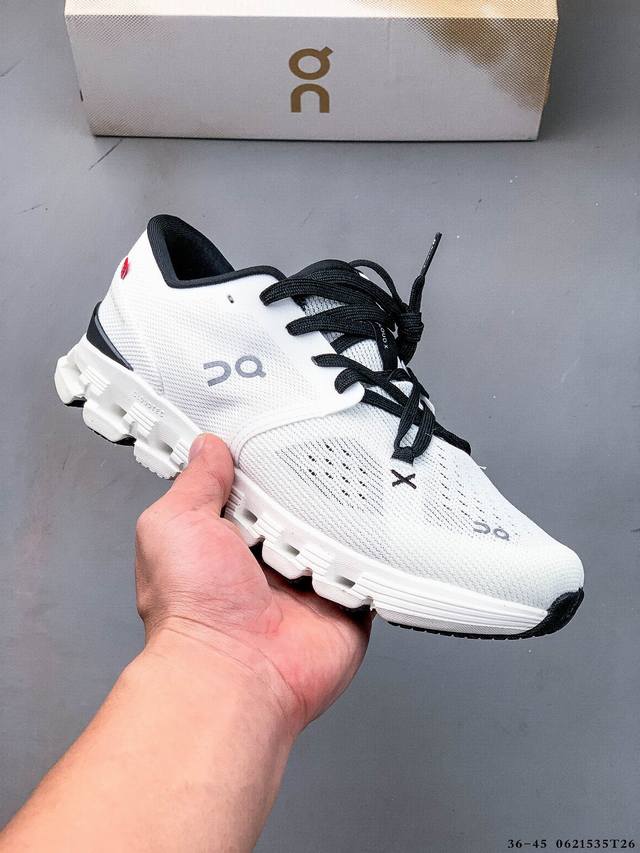 On昂跑全新一代综合体能训练运动鞋男女缓震回弹跑步鞋Cloud X 4 融入创新设计的Cloud X4综合训练鞋专注于多种训练场景、健身房运动以及高强度间歇训练