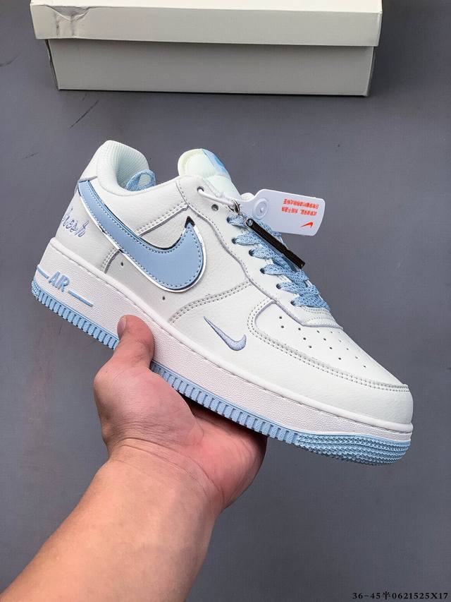集图 二层真标！耐克Nike Air Force 1 Low 空军一号低帮经典百搭休闲板鞋 0621525X17