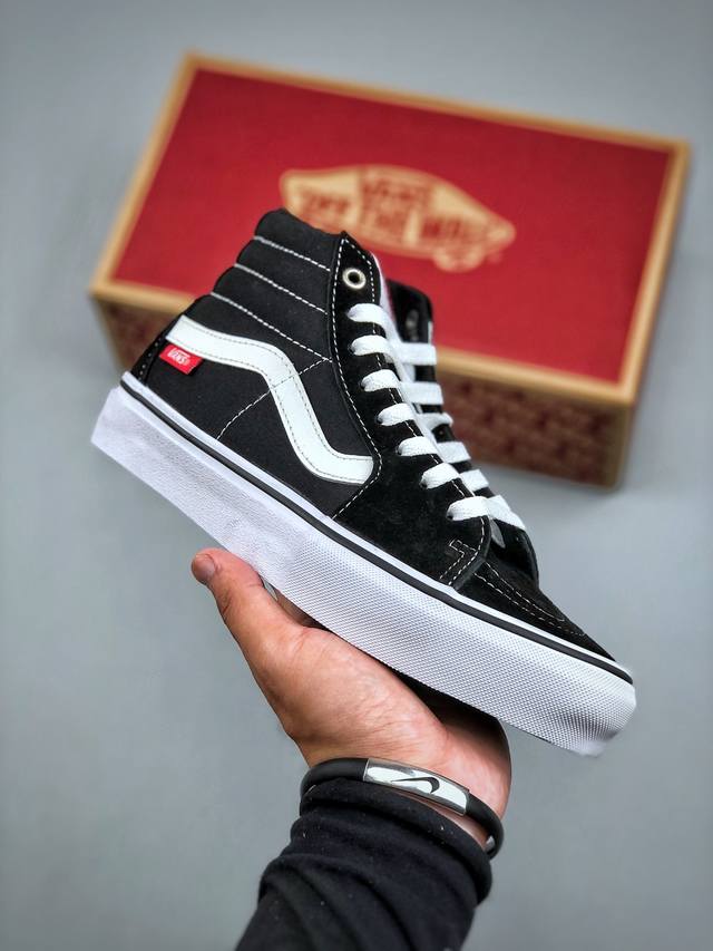 Vans Sk8-Hi Pro Skate 滑板支线 范斯黑色经典高帮中性专业滑板鞋 尺码：35-44 半