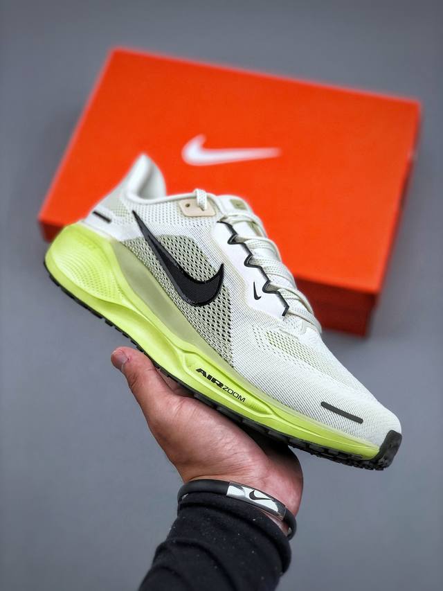 Nike Air Zoom Pegasus 41 耐克网面透气轻便耐磨跑鞋 Fd2722-109 #鞋面采用网布、织物、橡塑材料等多种材料拼接，出色支撑效果，缔