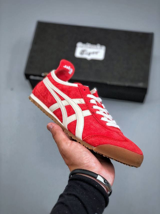 鬼塚虎 Onitsuka Tiger Mexico 66 复古经典百搭一脚蹬休闲运动鞋 货号：1183C380- 尺码：36-45 半