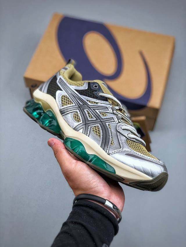Asics Gel-Quantum Kinetic 亚瑟士 复古休闲运动鞋厚底增高老爹鞋 1203A270-252 #采用 Gel Scutoid 技术的橡胶鞋