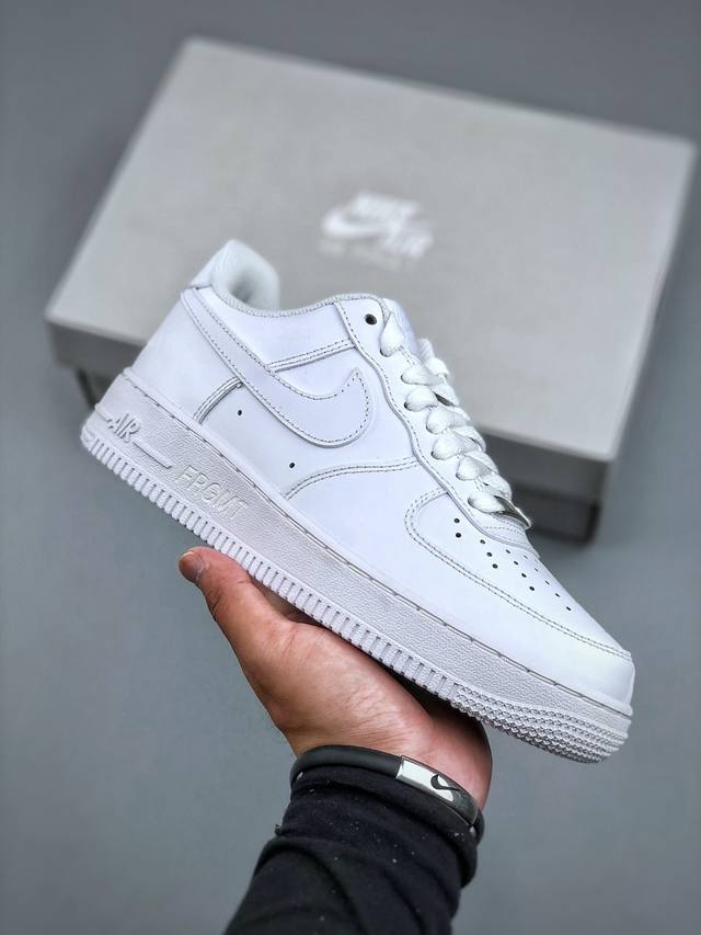 Nike Air Force 1 空军一号 纯白低帮 官方同步 原装级别 原楦头原纸板 打造纯正空军版型#专注外贸渠道 柔软大底#原盒配件 原厂中底钢印、拉帮完
