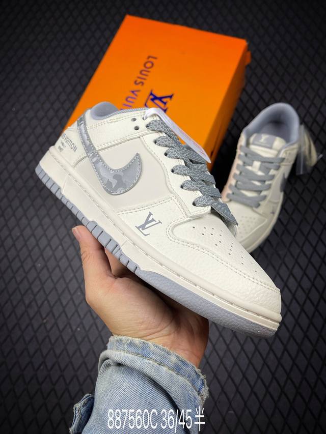 C Nike Dunk Low Retro ‘Diy高端定制’耐克 低帮休闲运动板鞋原装头层材料 用料绝不含糊 独家版型蒸餾加工帶來的是更好的视觉和脚感体验 清