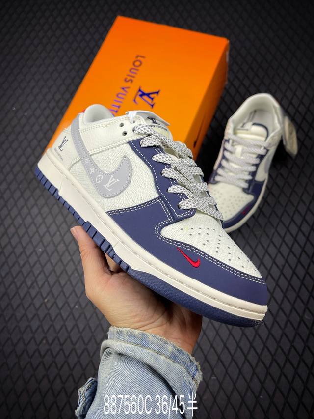 C Nike Dunk Low Retro ‘Diy高端定制’耐克 低帮休闲运动板鞋原装头层材料 用料绝不含糊 独家版型蒸餾加工帶來的是更好的视觉和脚感体验 清