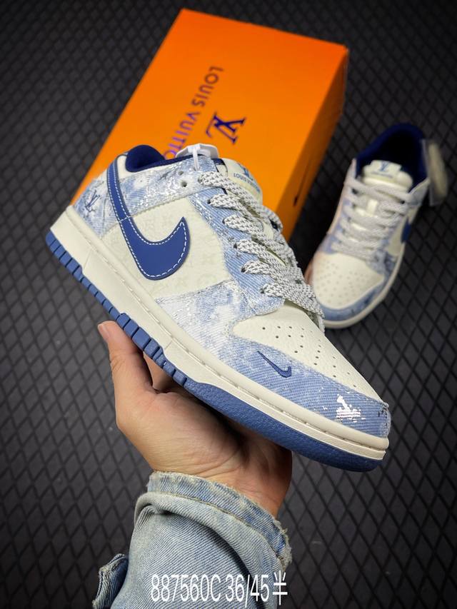 C Nike Dunk Low Retro ‘Diy高端定制’耐克 低帮休闲运动板鞋原装头层材料 用料绝不含糊 独家版型蒸餾加工帶來的是更好的视觉和脚感体验 清