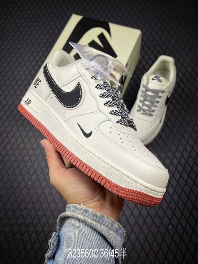 C 公司级Nike Air Force 1‘07 Lv8 原楦头原纸板 打造纯正低帮空军版型 专注外贸渠道 全掌内置蜂窝气垫 原盒配件 原厂中底钢印、拉帮完美
