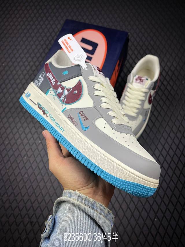 C 公司级Nike Air Force 1‘07 Lv8 原楦头原纸板 打造纯正低帮空军版型 专注外贸渠道 全掌内置蜂窝气垫 原盒配件 原厂中底钢印、拉帮完美