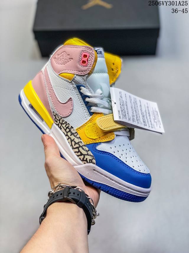 耐克 Nike Aj312 Air Jordan Legacy 312 Nrg“Pure White” 官方货号:Cd7069 141乔丹联名号称 “最强三合一