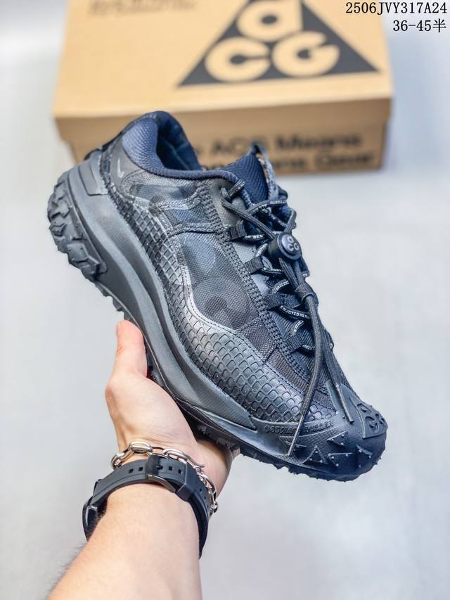 Nike Acg Mountain Fly 2 Low Black 低帮 户外功能鞋 男女同款 黑色 尺码：见图 编码：06Jvy317A24