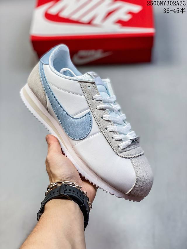 公司级Nike Classic Cortez 耐克经典轻便舒适男子阿甘鞋休闲跑步鞋运动鞋 纯粹而执着的精神 使得Cortez种在了一代人的心里 无论是否喜欢它复
