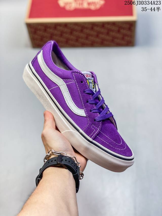 Vans Sk8-Low Reissue Sf帝王紫 骚里骚气的“澎湃紫”脚感依旧，Sf的鞋垫从来不会失望！穿起来真的超级！ Size：35-44 带半码 06