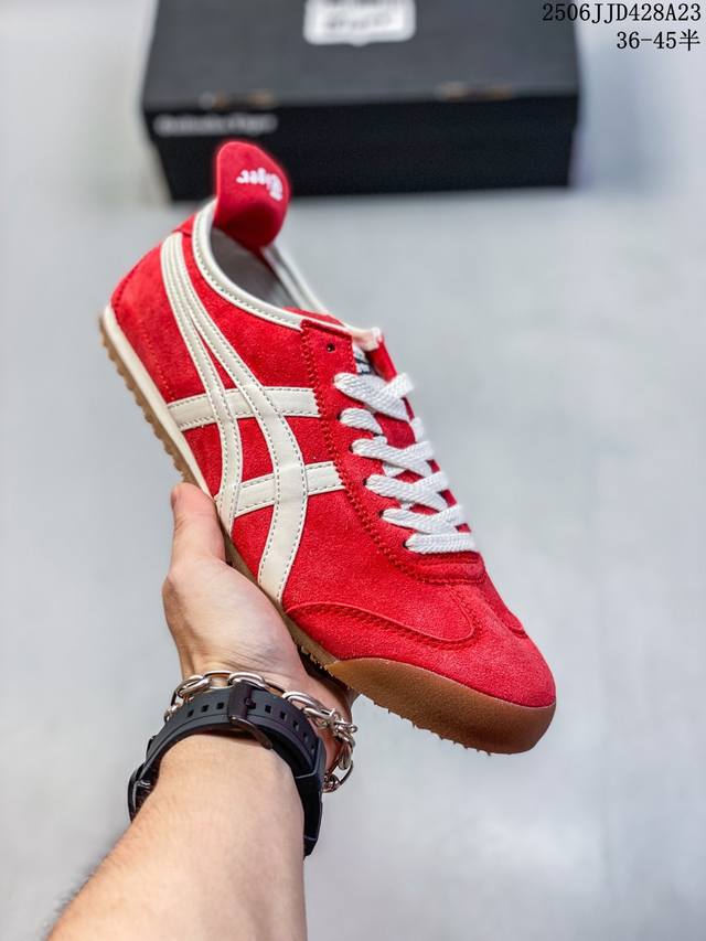 公司级Onitsuka Tiger Nippon Made 鬼冢虎手工鞋系列 最高版本Mexico 66 Deluxe メキシコ 66 デラックス独家！同步官方