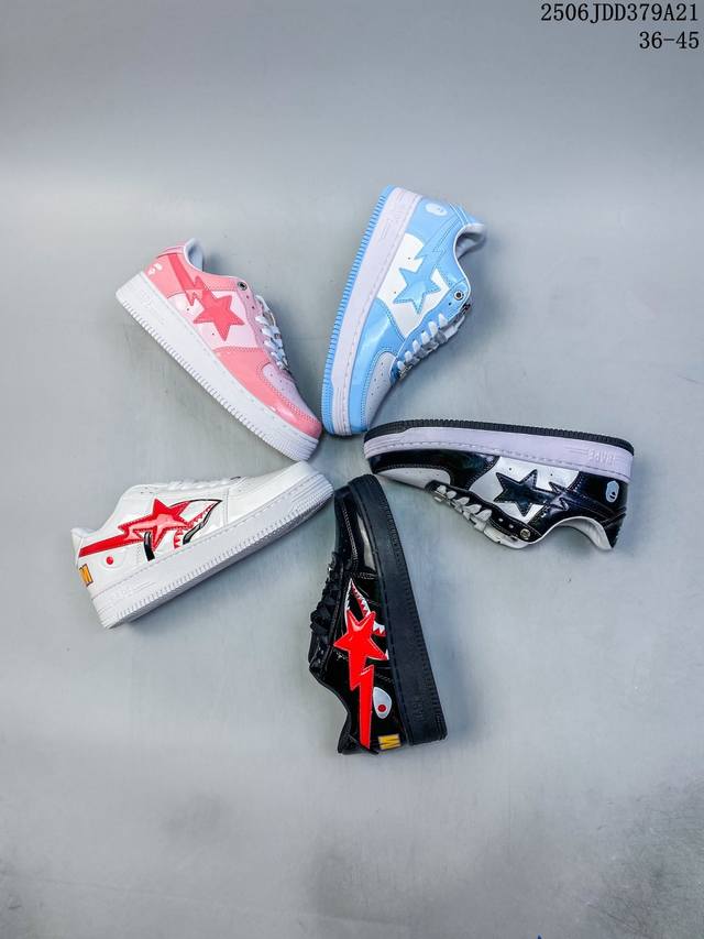 Bapestatolow明星同款 猿人头经典低帮运动休闲板鞋 市售最高版本原鞋开发匠心打造开发时长超过半年鞋面内里均采用市场最好的头层牛皮原数据进口机台高频印压
