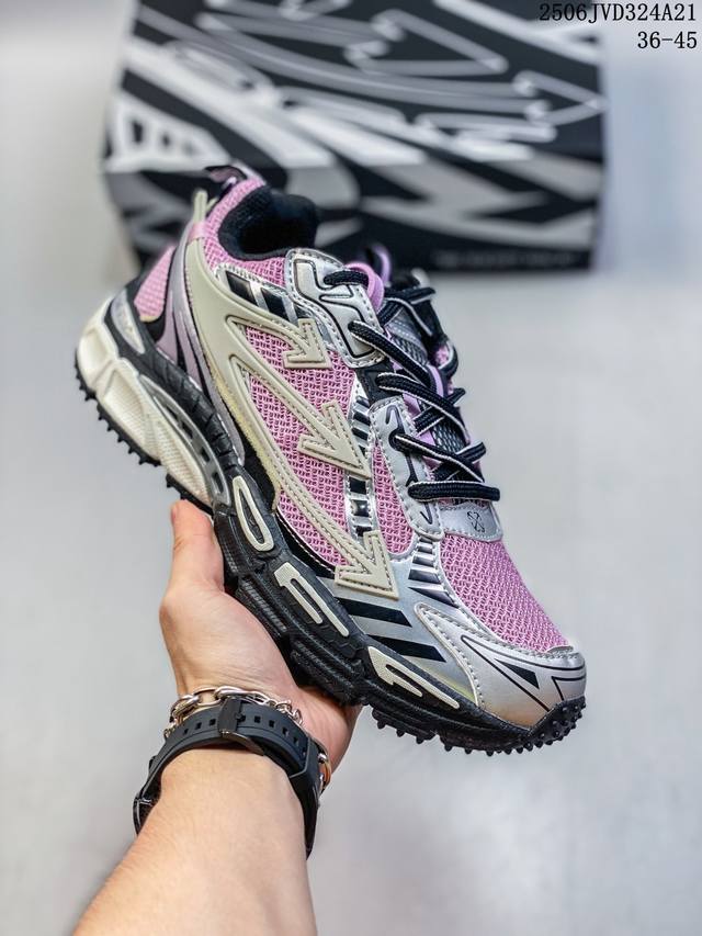 公司级Off-White Ow Be Right Back 圆头系带 低帮 生活休闲鞋 尺码:36-45 编码：05Jvd324A21