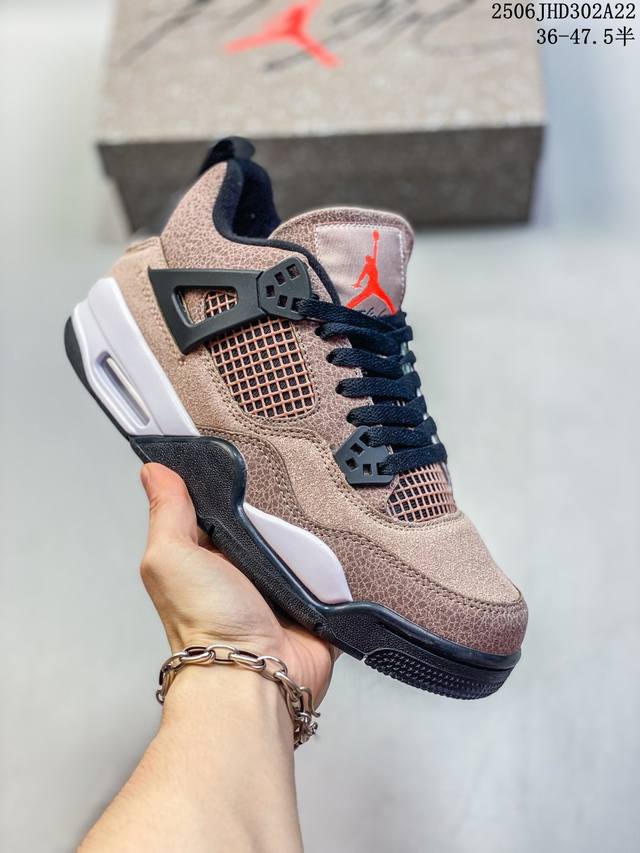 Aj4 Air Jordan 4 Retro ” Infrared “ Aj4乔4 男子文化篮球鞋 大厂出品 主力合作工厂P 全新模具开发 纯正4代正确鞋型 进