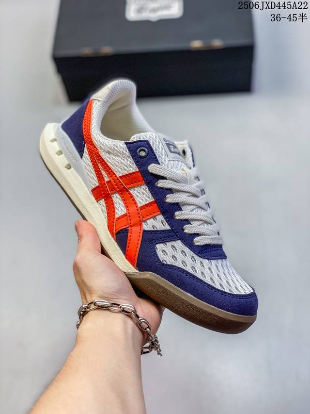 公司级Onitsuka Tiger鬼塚虎 Ultimate 81 Ex 绒面革 防滑耐磨低帮 生活休闲鞋 货号:1183B720- 尺码:36 37 38 39
