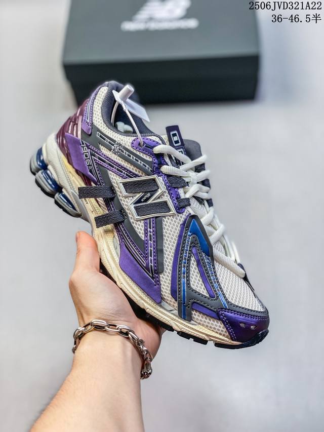 New Balance 复古单品宝藏老爹鞋款 复古元素叠加 质感超级棒 楦版型材料细节做工精细 作为Nb最经典的档案鞋型之一 与 2一样，1906有着Nb最成熟