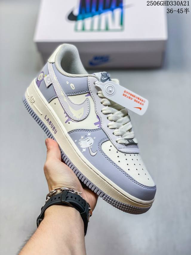 真标带着半码 Nike Air Force1 07 Low 定制空军 原楦头原纸板 打造纯正空军版型 专注外贸渠道 全掌内置蜂窝气垫 原盒配件 原厂中底钢印、拉