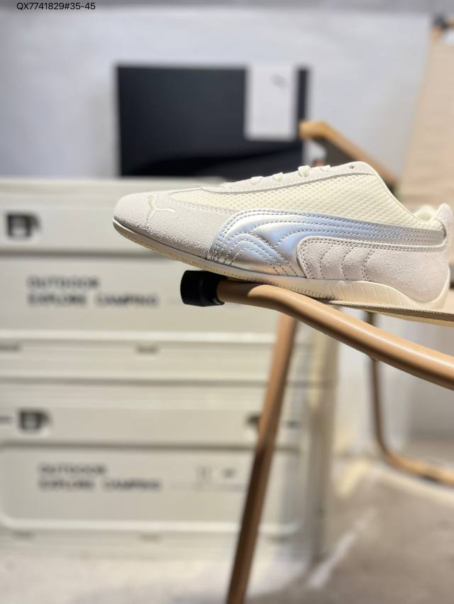 Cs The Open Product X Puma Speedcat 灰白 极速赛车系列彪马低帮生活休闲鞋 #原装档案原数据纸版楦型 采用原厂固色翻毛皮鞋面材
