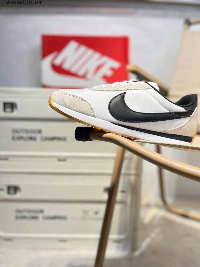 Nike Pacific 舒适百搭 复古运动鞋防滑耐磨 低帮 生活休闲鞋 Pacific 的复古设计与皮革、绒面革和网眼等传统纹理相结合。这款运动鞋还采用经典人
