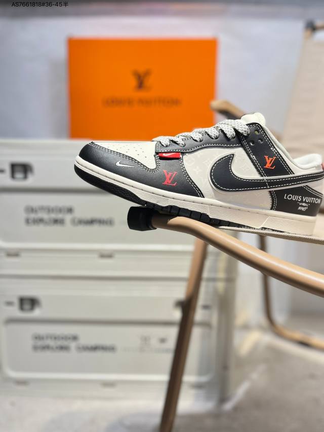 Lv X Nike Sb Dunk Low 大厂出品 极力推荐 新配色 原装头层材料 独家版型蒸餾加工 帶來的是更好的视觉和脚感体验 大厂纯原品质出货 清洁度