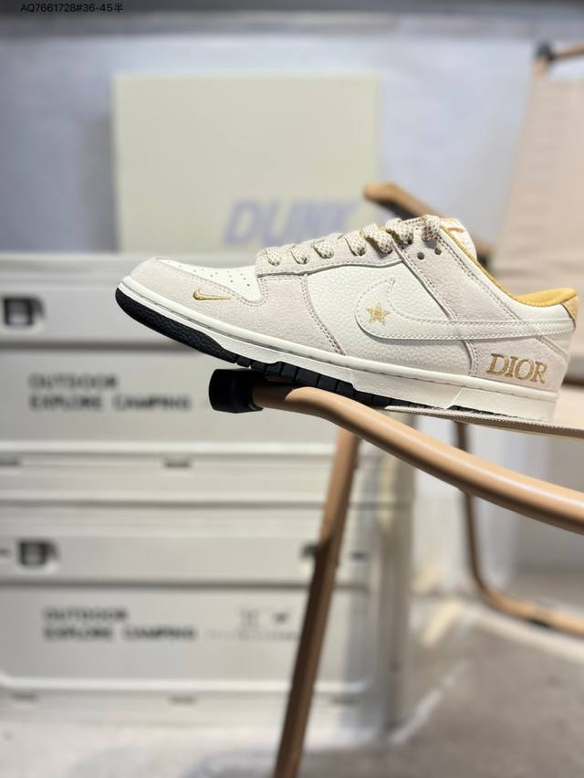 Dior X Nike Sb Dunk Low 大厂出品 极力推荐 新配色 原装头层材料 独家版型蒸餾加工 帶來的是更好的视觉和脚感体验 大厂纯原品质出货 清洁