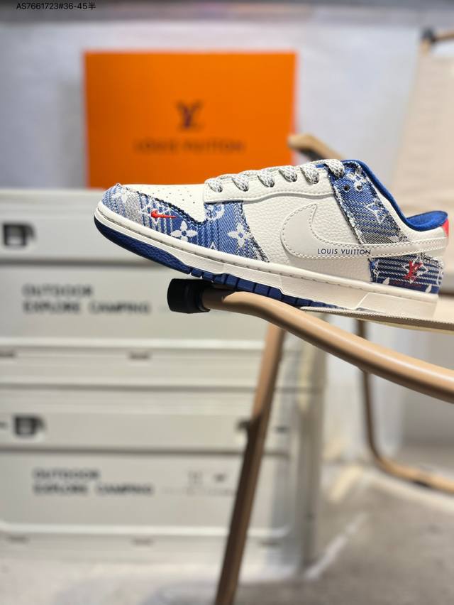 Lv X Nike Sb Dunk Low 大厂出品 极力推荐 新配色 原装头层材料 独家版型蒸餾加工 帶來的是更好的视觉和脚感体验 大厂纯原品质出货 清洁度