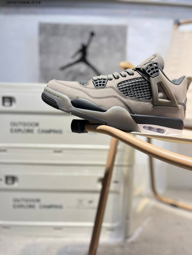 公司级头层皮Air Jordan 4 Retro Black Military Blue 迈克尔 乔丹Aj4代中帮复古休闲运动文化篮球鞋Fv5029 Qs740