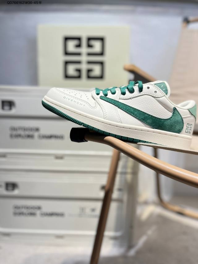 公司级头层皮 乔丹Air Jordan 1 Low Aj1低帮系列篮球鞋 官方同步配色 原装级产物 #拒绝公底 立体鞋型 细节完美 高清洁度Lx1988 Qd7
