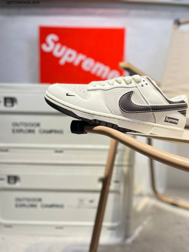 Supreme X Nike Sb Dunk Low 大厂出品 极力推荐 新配色 原装头层材料 独家版型蒸餾加工 帶來的是更好的视觉和脚感体验 大厂纯原品质出货
