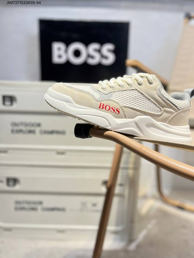 Boss 雨果博斯 钢印版本新款德国高端品牌专柜同步新款、以奢华高端设计出货 鞋面采用原版进口哪怕纳帕小牛皮配滴胶而成 原版 舒适版型Cn8608 Am7371