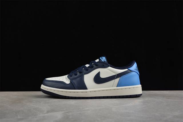 Cj版纯原 Air Jordan 1 Low Og Obsidian Aj1 乔1黑曜石 低帮文化篮球鞋 Cz0790-400 #原鞋开发 大厂代工流水线打造