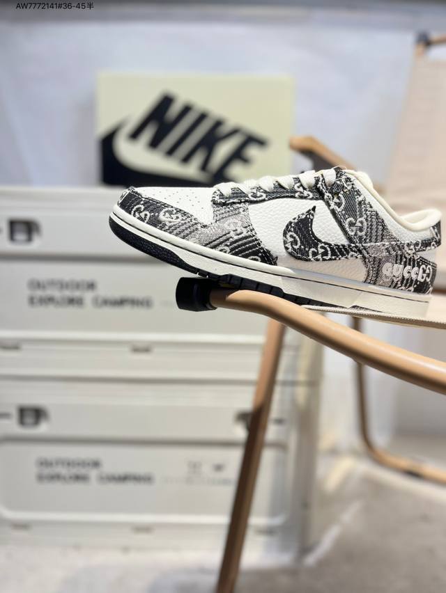 古驰 X Nike Sb Dunk Low 大厂出品 极力推荐 新配色 原装头层材料 独家版型蒸餾加工 帶來的是更好的视觉和脚感体验 大厂纯原品质出货 清洁度