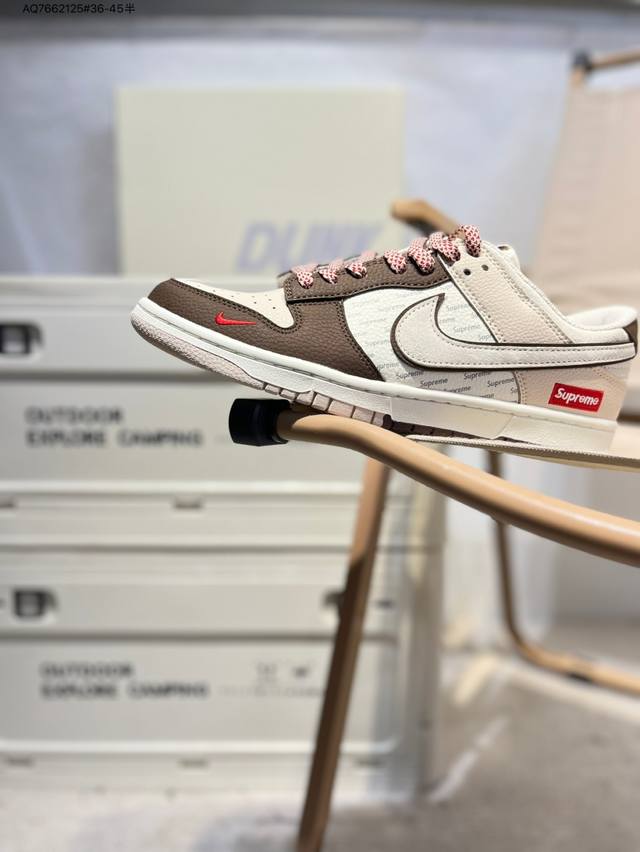 Supreme X Nike Sb Dunk Low 大厂出品 极力推荐 新配色 原装头层材料 独家版型蒸餾加工 帶來的是更好的视觉和脚感体验 大厂纯原品质出货