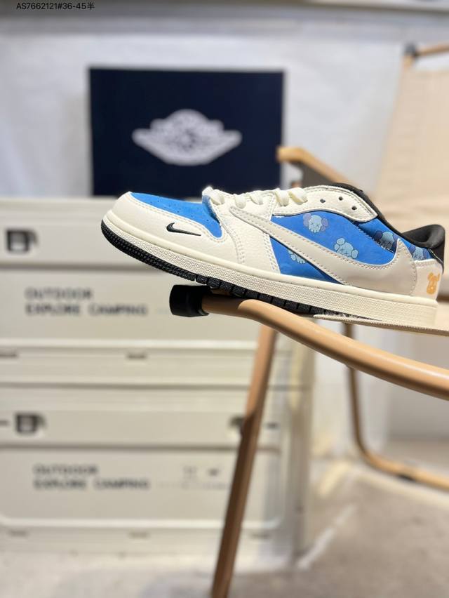 公司级头层皮乔丹Air Jordan 1 Low Aj1低帮系列篮球鞋 官方同步配色 原装级产物 #拒绝公底 立体鞋型 细节完美 高清洁度Xs As766212