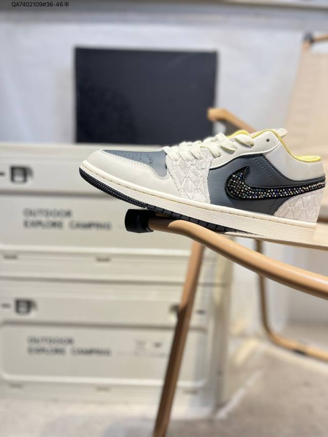 公司级头层皮乔丹Air Jordan 1 Low Aj1低帮系列篮球鞋 官方同步配色 原装级产物 #拒绝公底 立体鞋型 细节完美 高清洁度Dv1762 Qa74