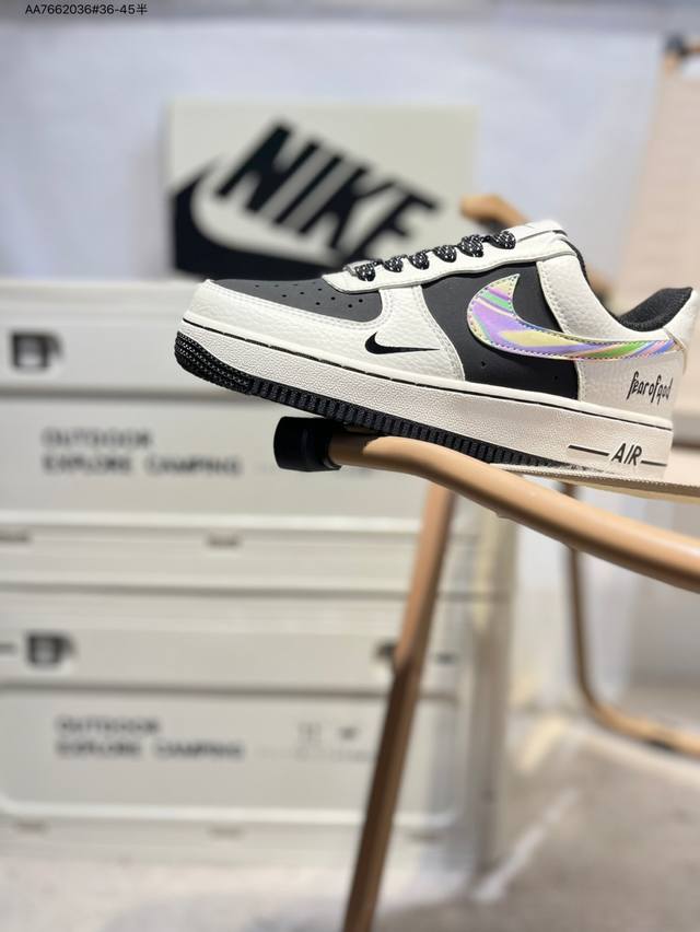 Nk Air Force 1'07 Low 空军一号低帮休闲板鞋 #定制皮料 原楦原纸板 纯正空军版型 高清洁度 内置全掌气垫Lw9279 Aa7662036#