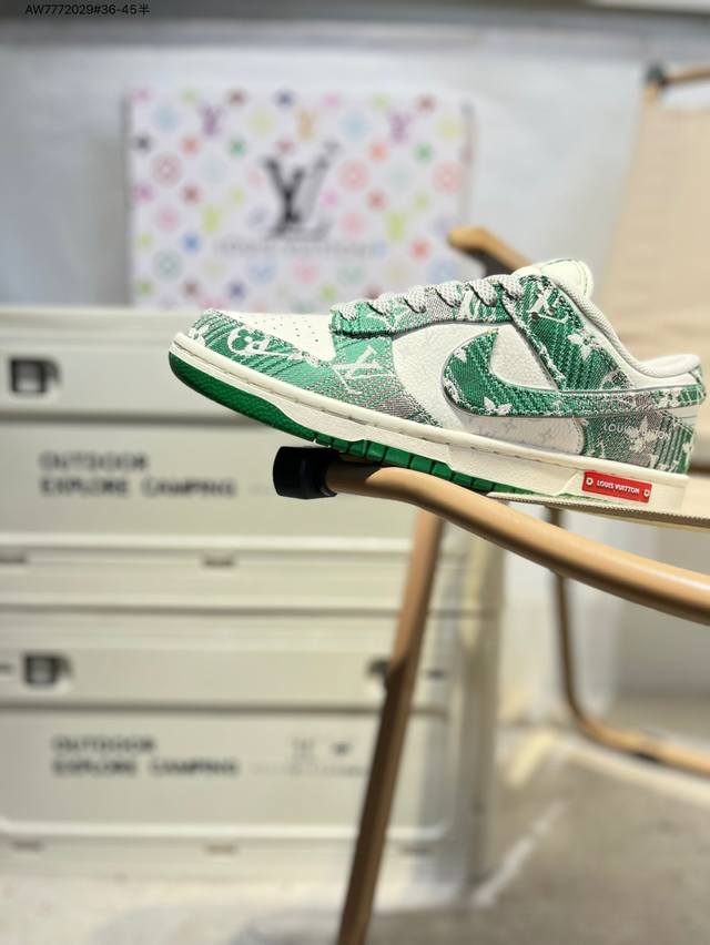 Lv X Nike Sb Dunk Low 大厂出品 极力推荐 新配色 原装头层材料 独家版型蒸餾加工 帶來的是更好的视觉和脚感体验 大厂纯原品质出货 清洁度