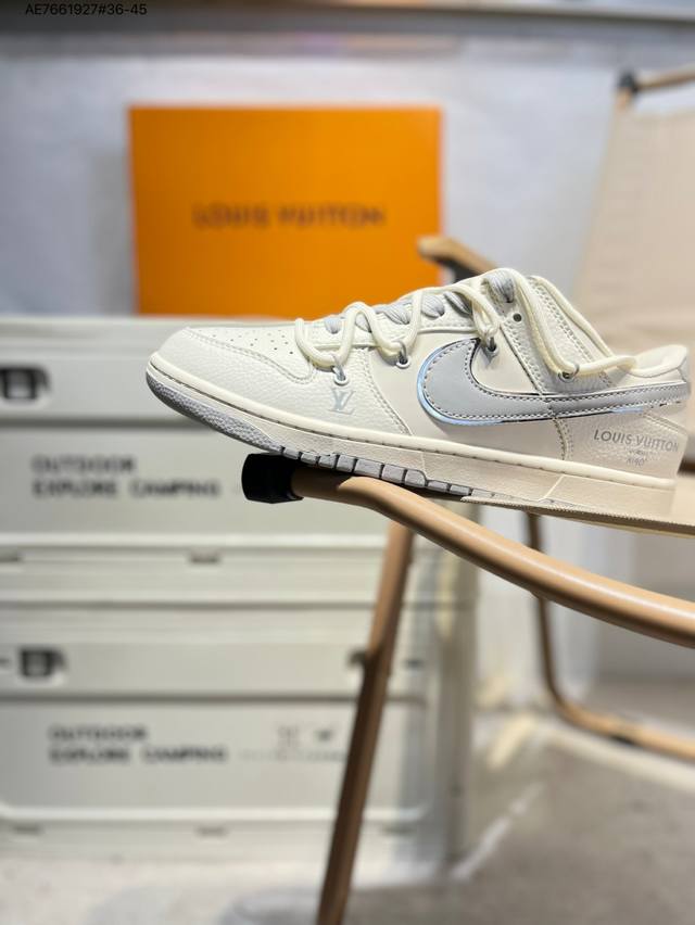 Lv X Nike Sb Dunk Low 大厂出品 极力推荐 新配色 原装头层材料 独家版型蒸餾加工 帶來的是更好的视觉和脚感体验 大厂纯原品质出货 清洁度