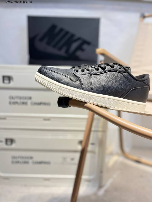 公司级头层皮乔丹Air Jordan 1 Low Aj1低帮系列篮球鞋 官方同步配色 原装级产物 #拒绝公底 立体鞋型 细节完美 高清洁度848775 Qw74