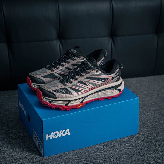 核心私 Hoka One One Mafate Speed 2 Low 玛法特2代系列低帮轻量户外越野休闲运动慢跑鞋 货号：1126851 尺码：36 36.5