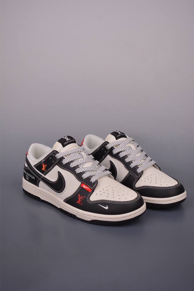 Nike Sb Dunk Low Lv联名 纯原大厂出品 极力推荐 原装头层材料 独家版型蒸餾加工 帶來的是更好的视觉和脚感体验 大厂纯原品质出货 清洁度 电绣