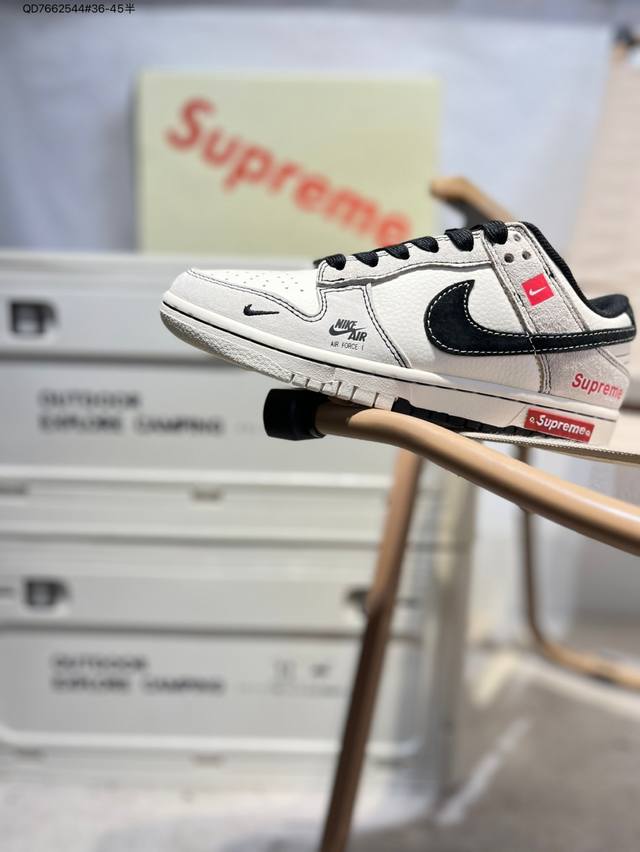 Supreme X Nike Sb Dunk Low 大厂出品 极力推荐 新配色 原装头层材料 独家版型蒸餾加工 帶來的是更好的视觉和脚感体验 大厂纯原品质出货