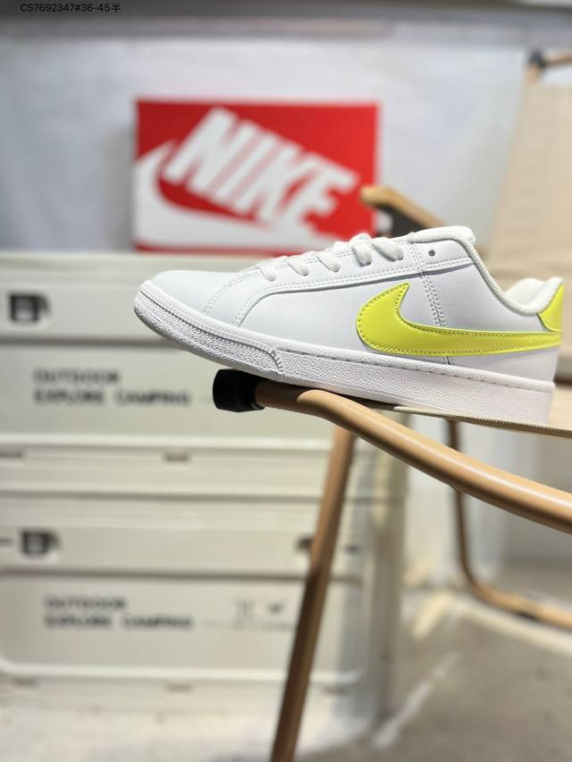 耐克Nike Court Royale Ac 运动鞋低帮小白鞋轻便休闲鞋板鞋 货号:749867 Cs7692347#36-45半