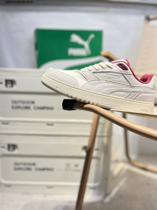 Puma Doublecourt 潮流运动 防滑耐磨 低帮 彪马板鞋 货号:293283 D7012338#36-45半